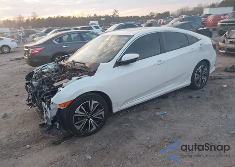 2018 Honda Civic Ex-L z USA, uszkodzony, nr VIN JHMFC1F77JX040319